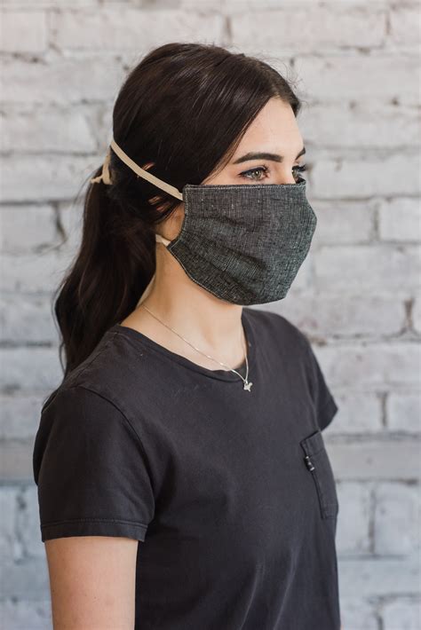 Cloth Face Mask With Ties Bijou Lovely