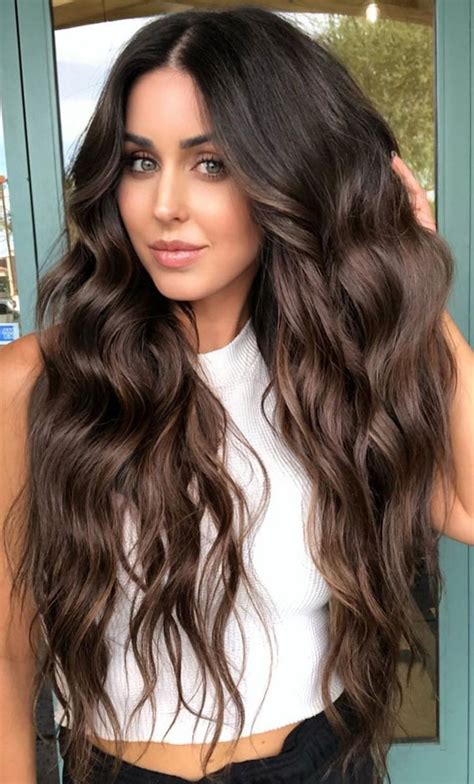 36 chic winter hair colour ideas and styles for 2021 rich chocolate with glossy caramel