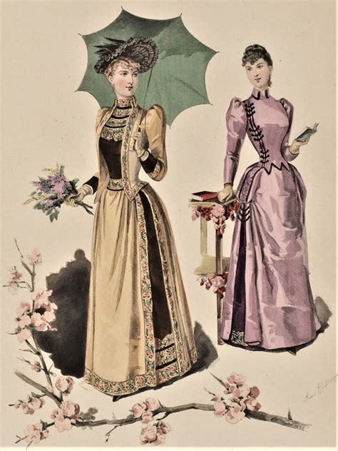 La Mode Illustree 1890 Old Fashion Dresses Edwardian Era Fashion