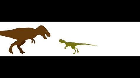 Tyrannosaurus Rex Vs Dilophosaurus Youtube