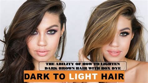 How To Lighten Dark Brown Hair With Box Dye Best Guide