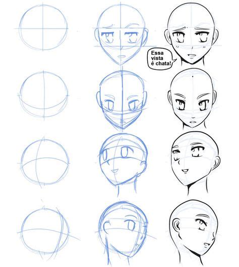Como Desenhar Mangá Desenho Personagens E Pessoas Tutoriais De