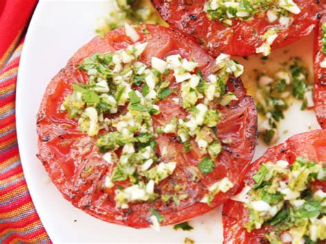 Grilled Tomatoes With Herbs And Lemon Recipe