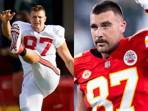 Rob Gronkowski Gives A Final Verdict On Who Is The Greatest Te Of All Time Between Him And