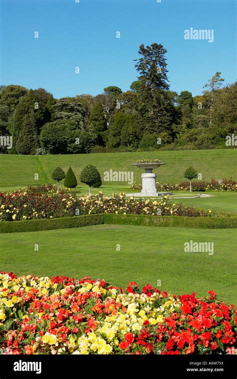 The Italian Garden At Powerscourt Gardens In Enniskerry County Wicklow