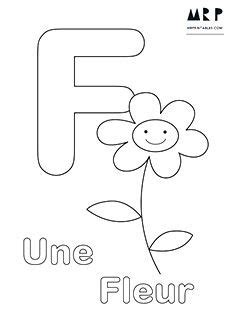 Days & months flash cards. French Alphabet Coloring Pages - Mr Printables | Alphabet ...