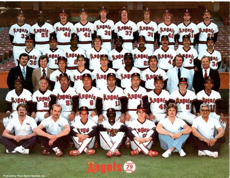 1979 California Angels 8x10 Team Photo Baseball Carew Ryan Tanana Davis