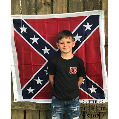 classic confederate flag t shirt youth the dixie shop