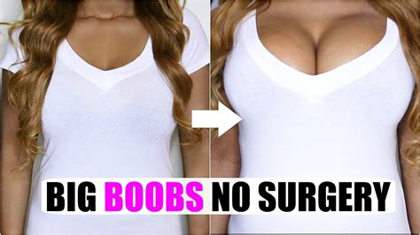 how to make your boobs look bigger instantly omabelletv youtube