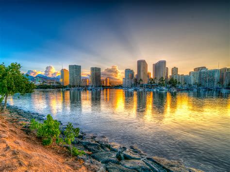 Desktop Wallpapers Hawaii Honolulu Hdr Sunrises And 1600x1200