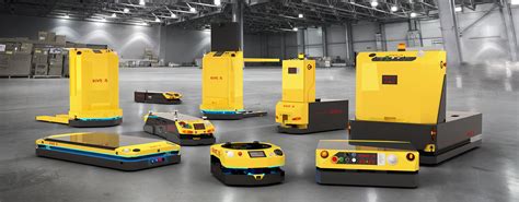 Agv Small Sized Automated Guided Vehicle With Rotational Capacity By