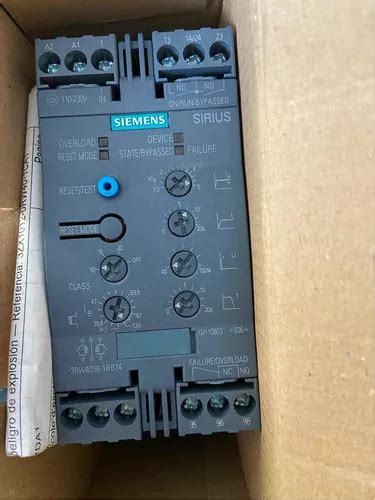 Arrancador Suave Siemens 3rw4038 1bb14 Nuevo En Caja 110 230 Envío Gratis