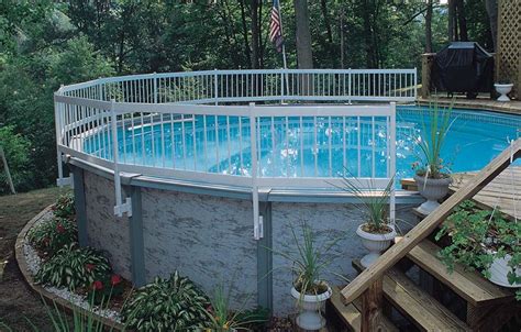 They are suitable for all types of ground Ideas Above Ground Pool Fence : Rickyhil Outdoor Ideas ...