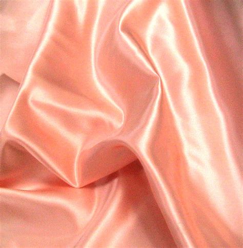 Fabrics Acetate Satin Peach 112 Cm Wide Sold By The 23 Mtr Roll