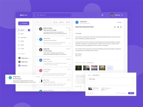 Email Dashboard Design By Morsalin Sarker On Dribbble