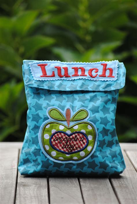 Lunchbag Frühstückstasche Aus Wachstuch Patchwork Tasche