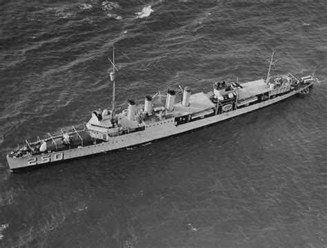 Uss Lawrence Dd 250 From Above