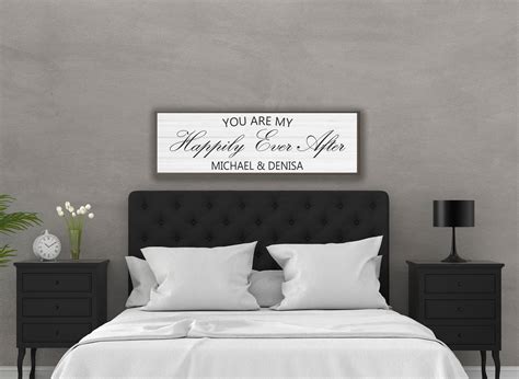 Master Bedroom Sign Couples T For Over Bed Bedroom Wall Sign Master
