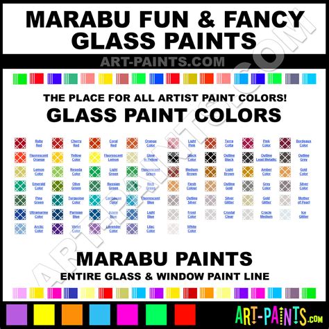 Die farben eigenen sich für alle glatten oberflächen und können zum beispiel auch auf gläsern und spiegeln aufgetragen werden. Marabu Fun and Fancy Glass and Window Paint Colors, Stains ...