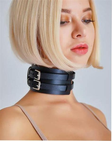 Bdsmcollar Leatherbdsm Collars For Womenleather Slave Collarleather
