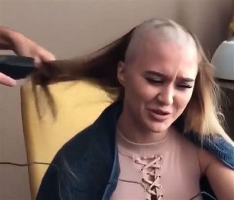 Most Popular Forced Haircut Girl Long To Bald