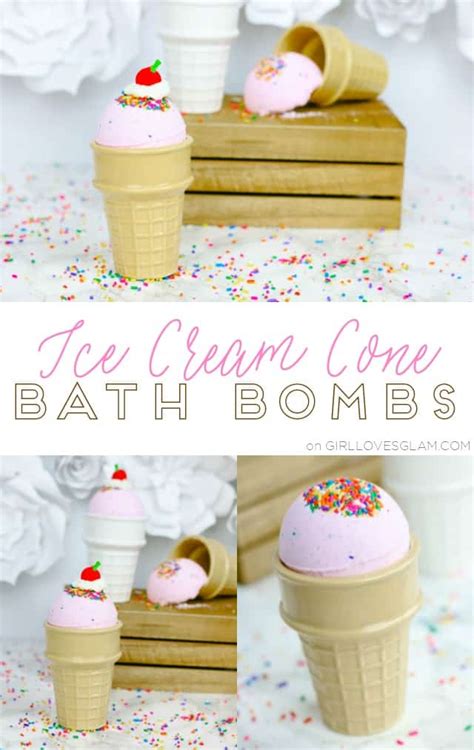 Ice Cream Cone Bath Bomb Recipe Girl Loves Glam