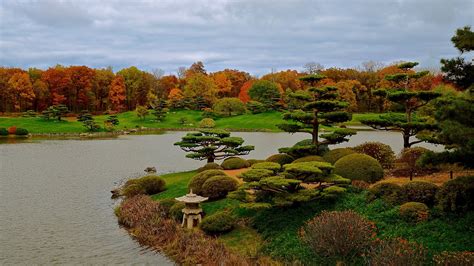 Japanese Garden Chicago Botanic Garden Glencoe Il Full