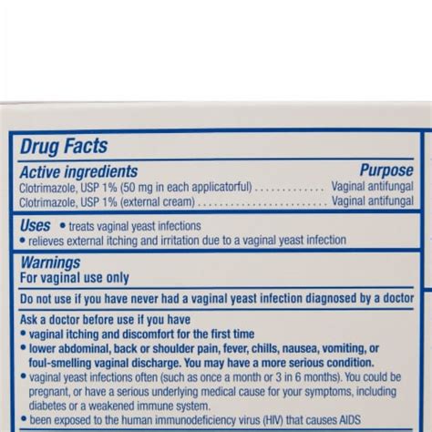 Sunmark 1 Clotrimazole Cream Vaginal Antifungal 1 5 Oz Tube 1 Ct Fry’s Food Stores