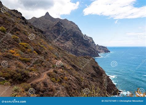 Panoramic View Of The Coastline Of The Anaga Mountain Range On Tenerife