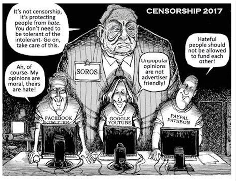 Brutal Cartoon Brilliantly Illustrates Censorship In 2018
