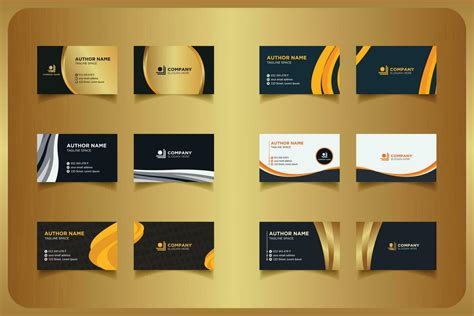 Clean Modern And Corporate Luxury Business Card Design Template Or