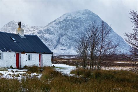 Blackrock Cottage And The Buachaille Etive Mor Mountain Photograph By