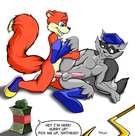 Rule 34 Conker Conkers Bad Fur Day Crossover Gay Ian R Soulfox Male