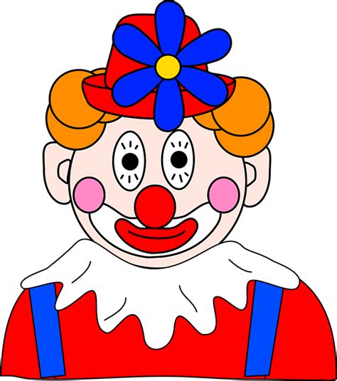 Clown Funny Makeup Free Vector Graphic On Pixabay