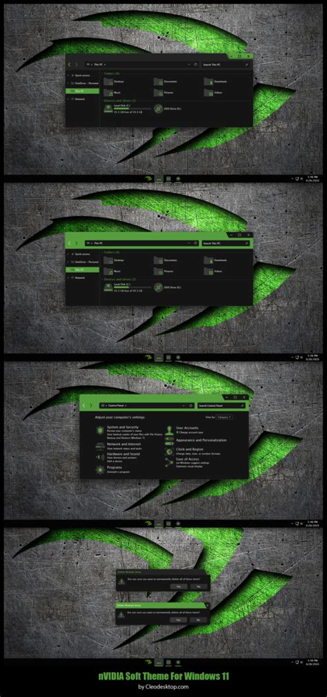 Nvidia Soft Theme For Windows 11 Cleodesktop