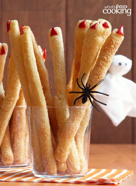 Spooky Breadstick Fingers Recipe 13 Nights Of Halloween Healthy