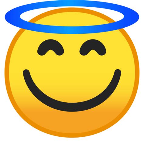 Smiling Face With Halo Icon Noto Emoji Smileys Iconset