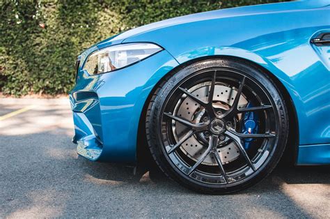 Bmw M2 F87 Blue Bc Forged Kl01 Wheel Front