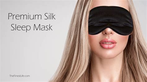 Premium Silk Sleep Mask The Finest Life