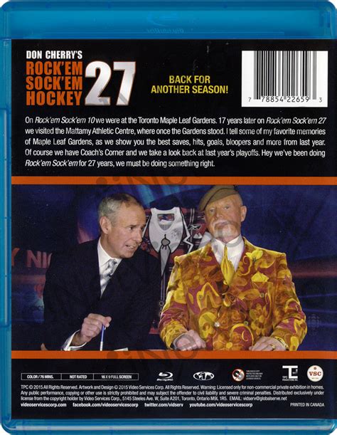 Don Cherrys Rockem Sockem Hockey 27 Blu Ray On Blu Ray Movie