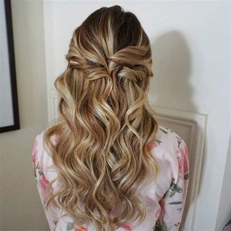 For Travel Prom Hairstyles For Long Hair Half Up Half Down Straight