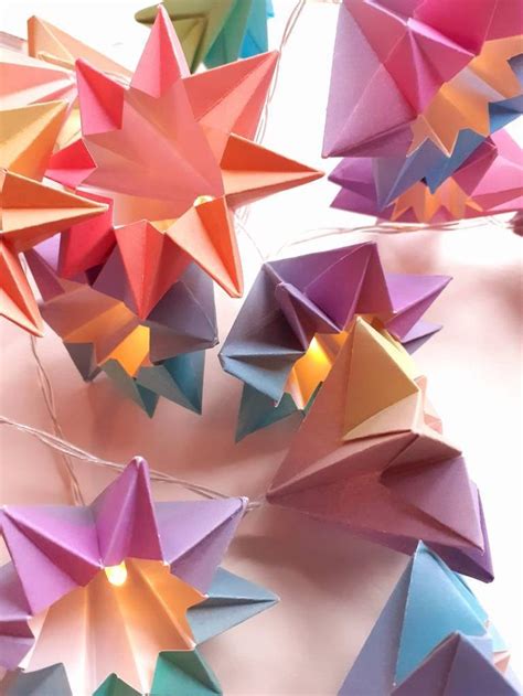 Check spelling or type a new query. Rainbow Star Origami Fairy Lights in 2020 | Fairy lights ...