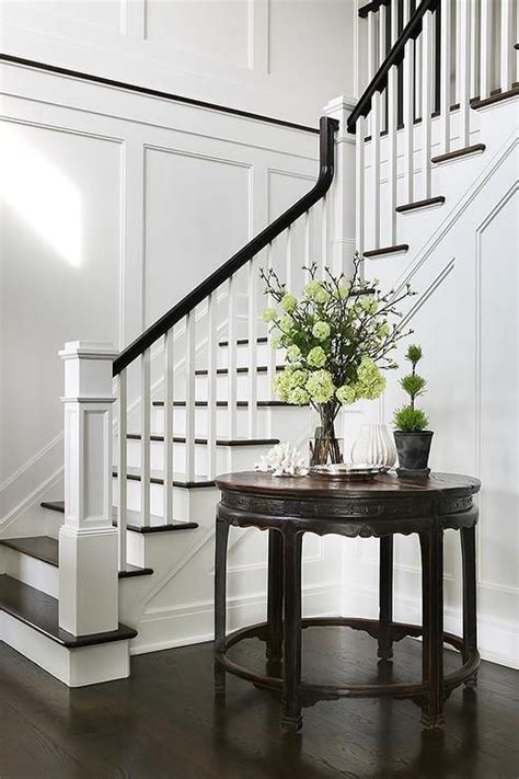 The outstanding black spindles on alibaba.com amplify productivity. Chic foyer opens to a staircase fitted with white spindles ...