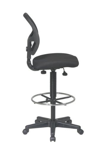 Office Star Deluxe Mesh Back Drafting Chair With 185 Diameter