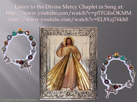 Jesus said to saint faustina: Chaplet of Divine Mercy ~ Chamorro Translation | Annie's ...