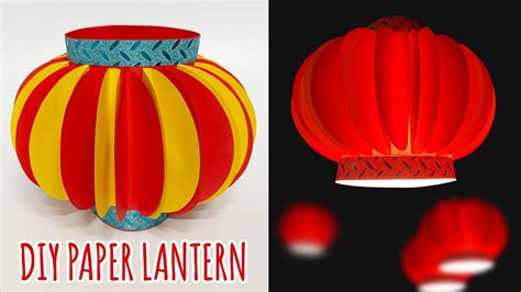 Diy Paper Lantern How To Make Hanging Paper Lantern For Mid Autumn
