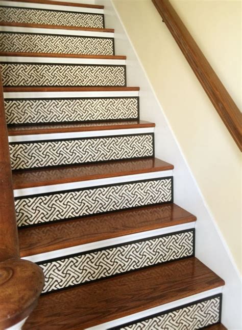 Stair Riser Stair Ideas The Greek Key Design Is New To Tribute