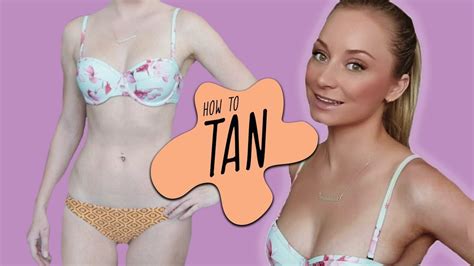 How To Fake Tan Pale Skin YouTube