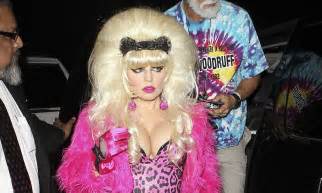 Fergie Goes For Obscure Angelyne Halloween Costume Daily