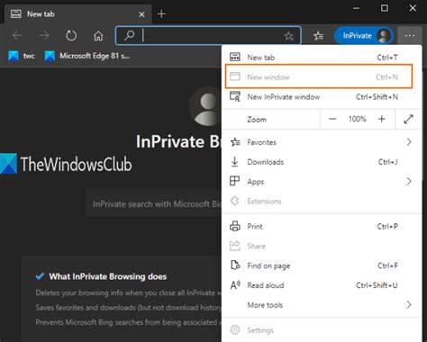 How To Always Start Microsoft Edge In Inprivate Mode Benisnous